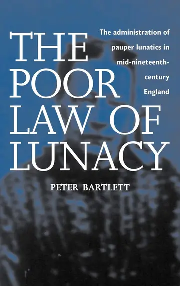 Cover of The Poor Law of Lunacy