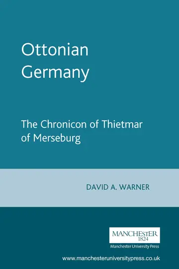 Cover of Ottonian Germany