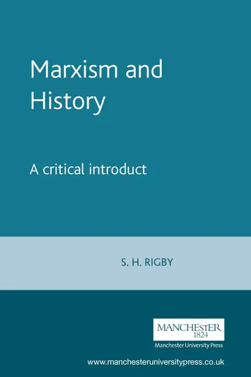 Cover of Marxism and History