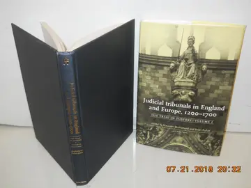 Cover of Judicial Tribunals in England and Europe, 1200–1700