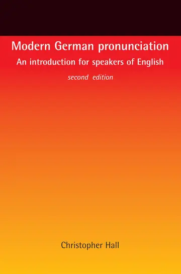 Cover of Modern German Pronunciation