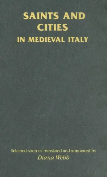 Cover of Saints and Cities in Medieval Italy