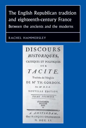 Cover of The English Republican Tradition and Eighteenth-century France