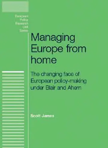 Cover of Managing Europe from Home