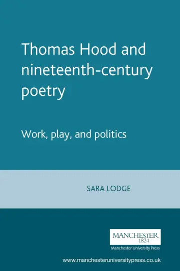 Cover of Thomas Hood and Nineteenth-Century Poetry