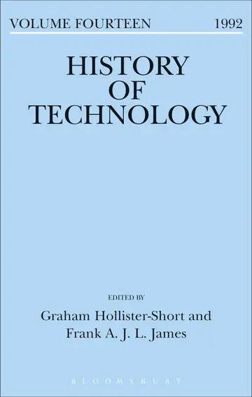 Cover of History of Technology