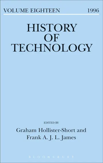 Cover of History of Technology