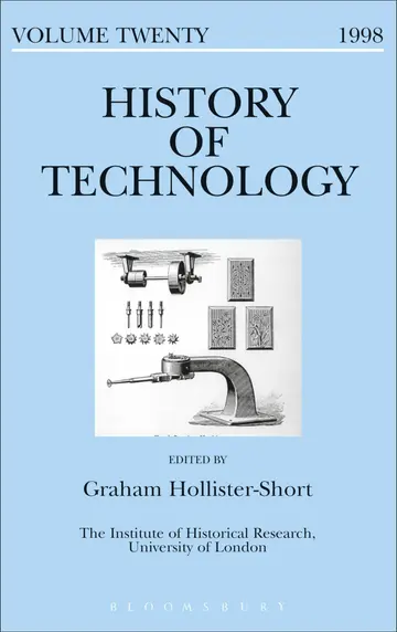 Cover of History of Technology