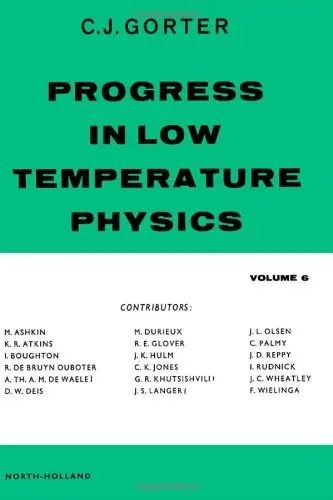 Cover of Progress in Low Temperature Physics