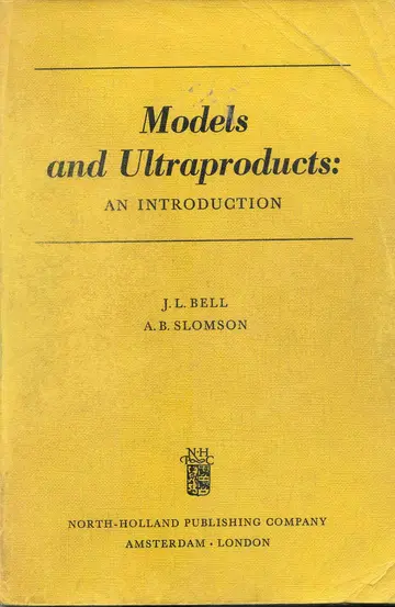 Cover of Models and ultraproducts
