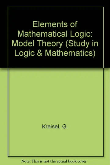 Cover of Elements of Mathematical Logic