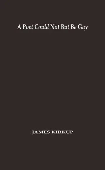 Cover of A Poet Could Not but be Gay