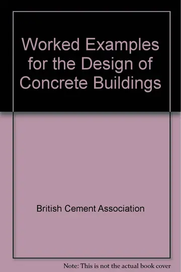 Cover of Worked Examples for the Design of Concrete Buildings