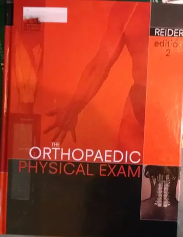 Cover of The Orthopaedic Physical Exam