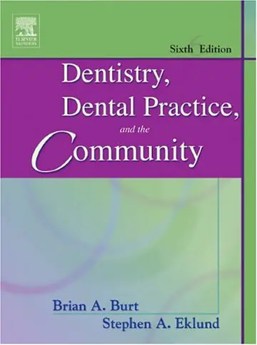 Cover of Dentistry, Dental Practice and the Community