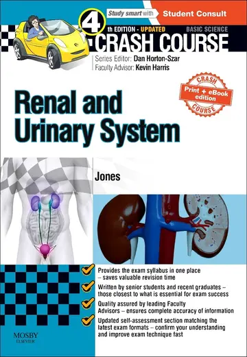 Cover of Crash Course Renal and Urinary System 4Ed