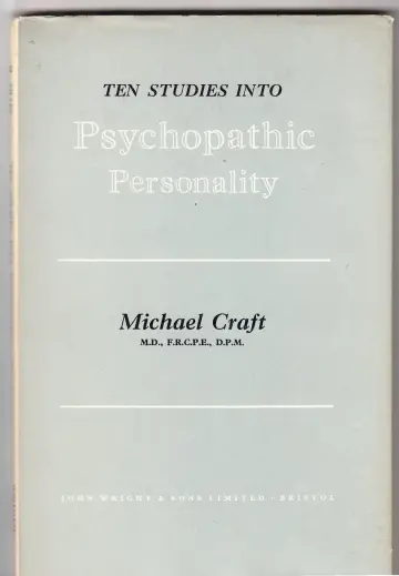 Cover of Ten Studies into Psychopathic Personality