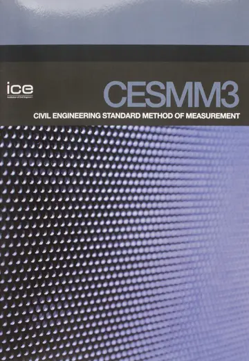 Cover of CESMM3 Civil Engineering Standard Method of Measurement