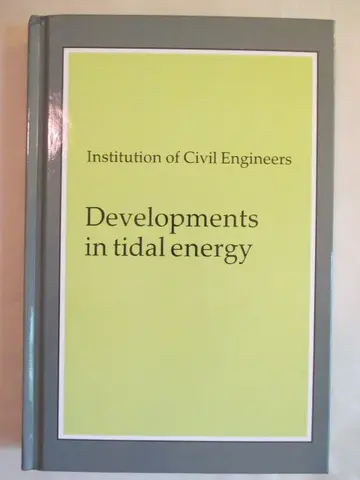 Cover of Developments in tidal energy
