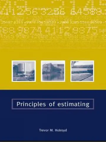 Cover of Principles of Estimating