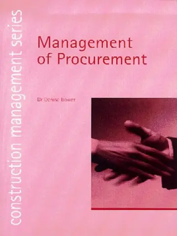 Cover of Management of Procurement