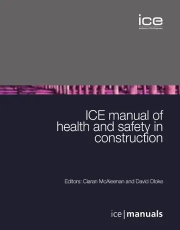 Cover of ICE Manual of Health and Safety in Construction