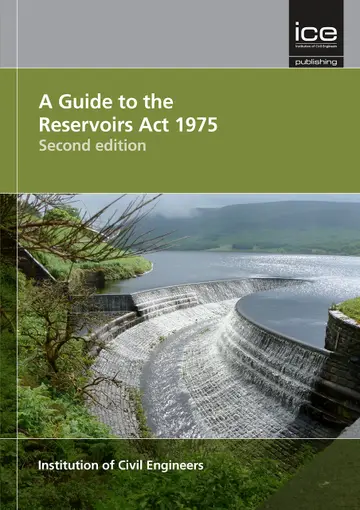 Cover of A Guide to the Reservoirs Act 1975