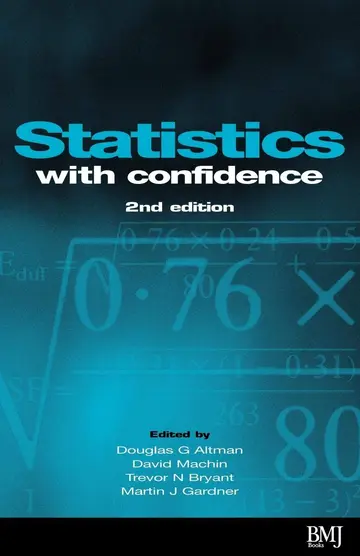 Cover of Statistics with Confidence