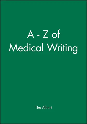 Cover of The A-Z of Medical Writing