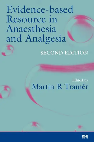 Cover of Evidence-Based Resource in Anaesthesia and Analgesia