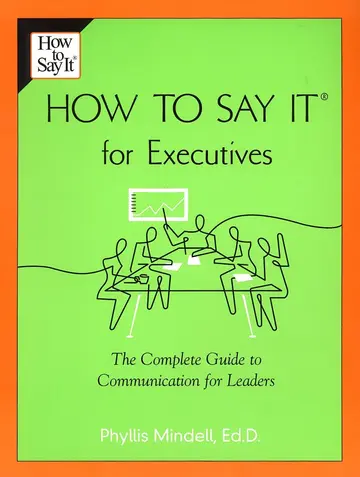 Cover of How to Say it for Executives