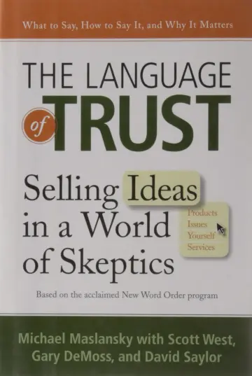 Cover of The Language of Trust