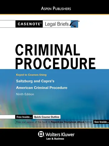 Cover of Casenote Legal Briefs