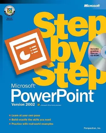 Cover of Microsoft PowerPoint Version 2002 Step by Step
