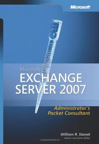 Cover of Microsoft Exchange Server 2007 Administrators Pocket Guide