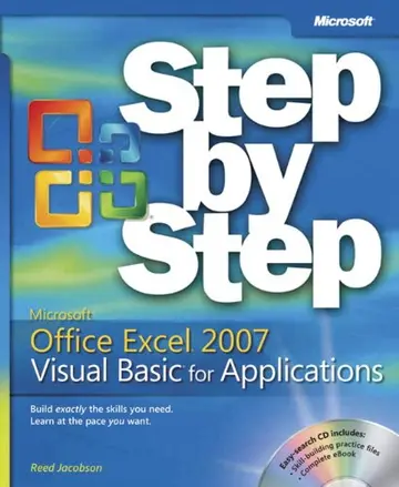 Cover of Microsoft Office Excel 2007 Visual Basic for Applications Step by Step