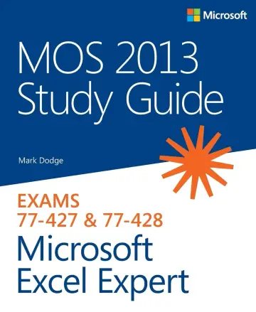 Cover of MOS 2013 for Microsoft Excel Expert