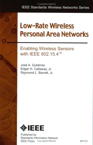 Cover of IEEE 802.15.4 Low-Rate Wireless Personal Area Networks