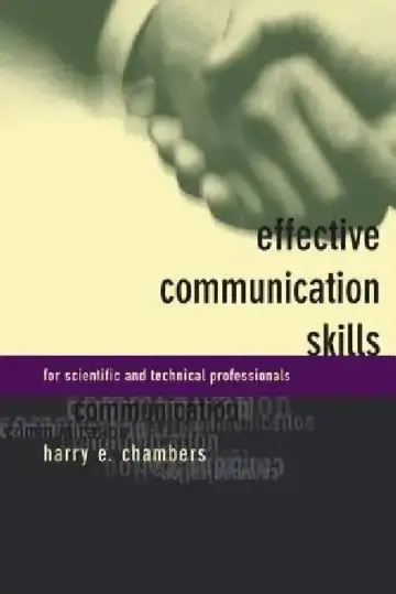 Cover of Effective Communication Skills for Scientific and Techinical Professionals