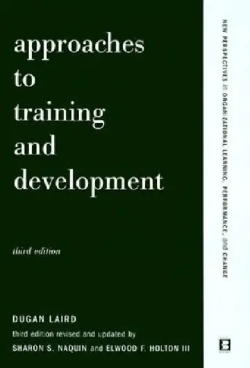 Cover of Approaches to Training and Development