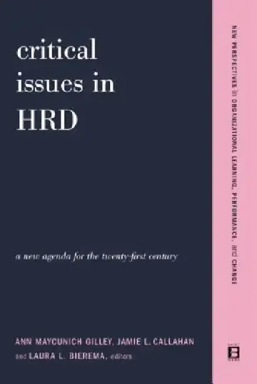 Cover of Critical Issues in Hrd