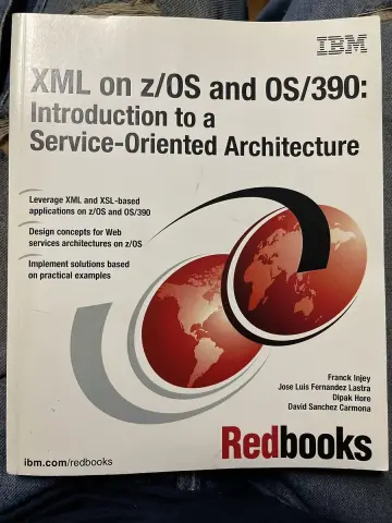 Cover of Xml on Z/OS and Os/390