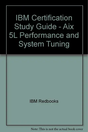 Cover of IBM Certification Study Guide - Aix 5L Performance and System Tuning