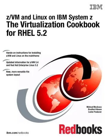Cover of Z/Vm and Linux on IBM System Z the Virtualization Cookbook for Rhel 5.2
