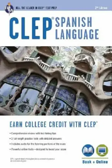Cover of Clep(r) Spanish Language