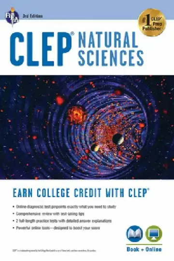 Cover of Clep(r) Natural Sciences Book + Online