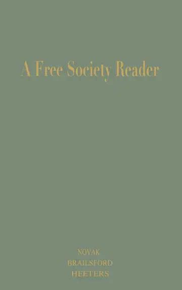 Cover of A Free Society Reader