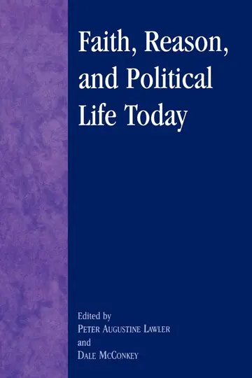 Cover of Faith, Reason, and Political Life Today