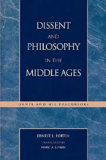Cover of Dissent and Philosophy in the Middle Ages