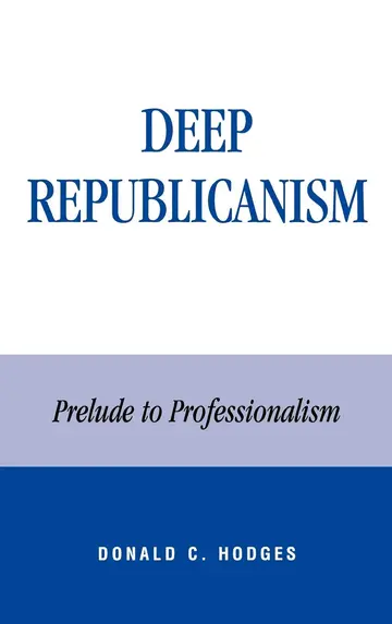 Cover of Deep Republicanism